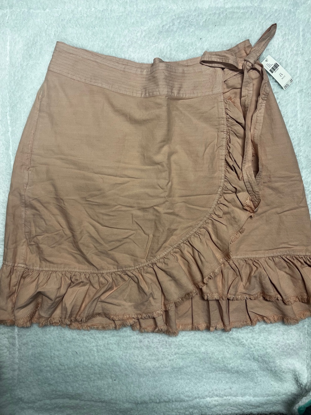 Anthropologie Women’s Plus Size Ruffle Hem Skirt - Dusty Rose